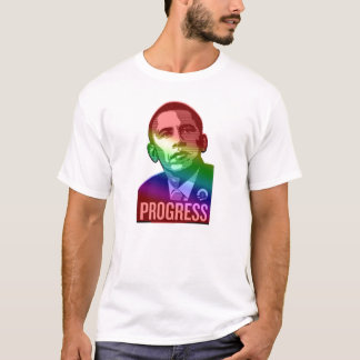 Barack Obama Regenbogen-Unterstützung T-Shirt