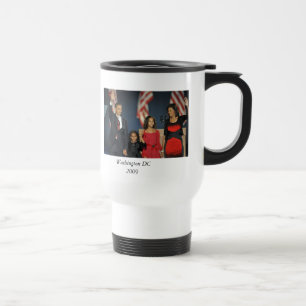 Barack Obama Reise-Tasse - besonders angefertigt - Reisebecher