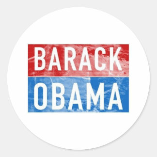Barack Obama Runder Aufkleber