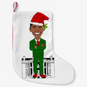 Barack Obama Santa Claus Weihnachten Strumpf Kleiner Weihnachtsstrumpf
