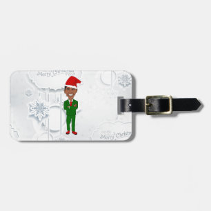 Barack Obama Santa Gepäckanhänger
