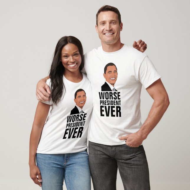 BARACK OBAMA, Schlimmeres Präsident je Shirts (Unisex)