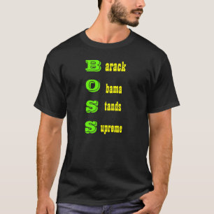 Barack Obama steht für höchste T - Shirt