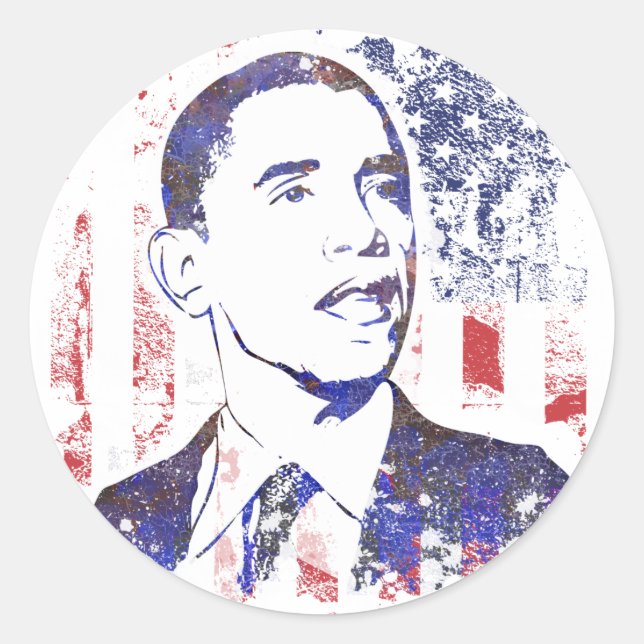 Barack Obama Stickers (Vorderseite)