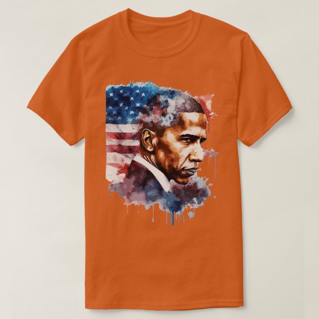 Barack Obama T-Shirt (Design vorne)