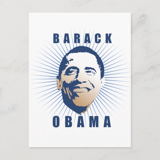 Barack Obama T - Shirt Postkarte (Vorderseite)