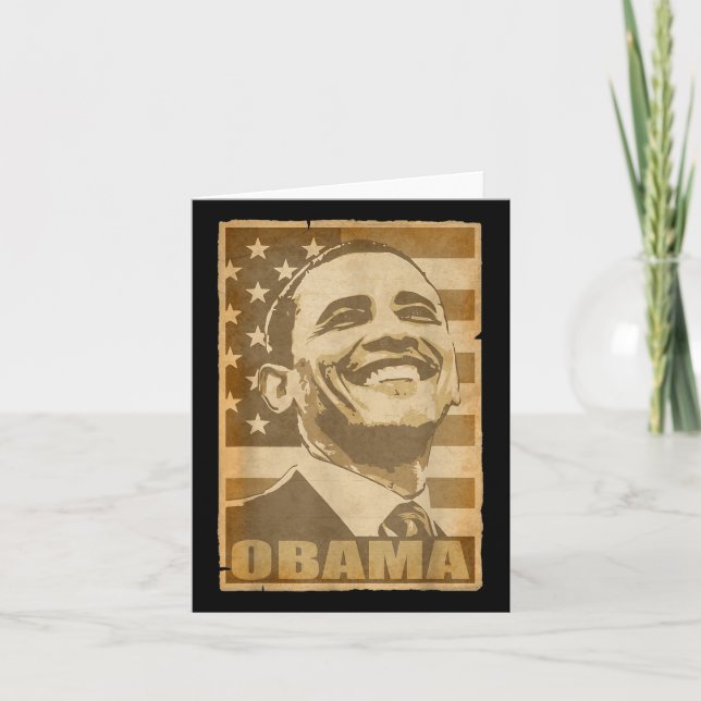 Barack Obama Torn Poster Karte (Vorderseite)