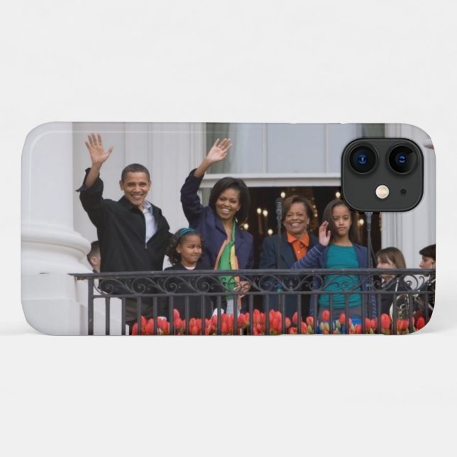 Barack Obama und Familie Case-Mate iPhone Hülle (Rückseite (Horizontal))