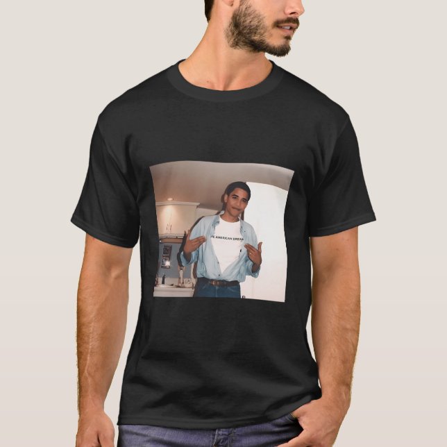 Barack Obama Uni Young Obama T-Shirt (Vorderseite)