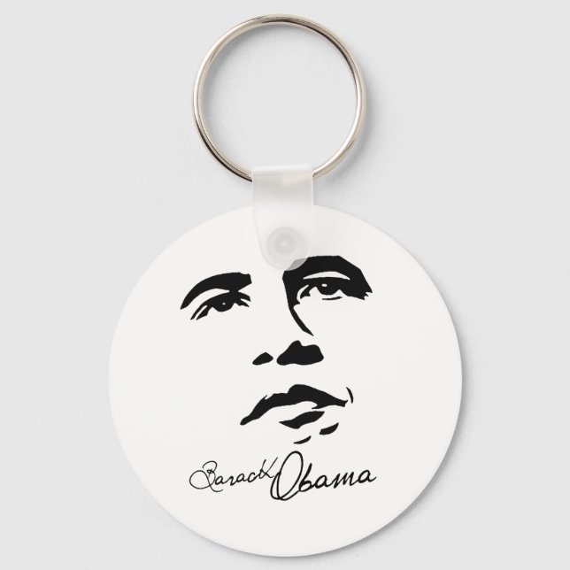Barack Obama Unterschrift Schlüsselanhänger (Vorderseite)