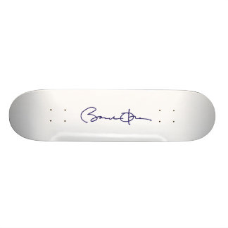 Barack Obama Unterzeichnung Skateboard