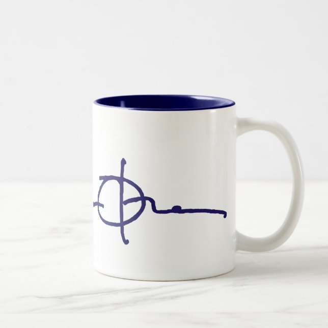 Barack Obama Unterzeichnung Zweifarbige Tasse (Rechts)
