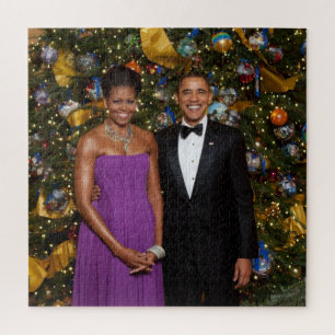 Barack Obama US-Präsident Weiße Haus Weihnachten