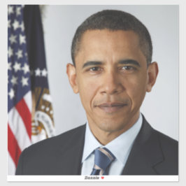 Barack Obama US-Präsident Weißes Haus Portrait Aufkleber