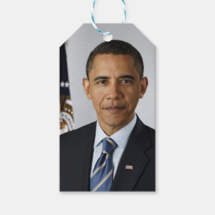 Barack Obama US-Präsident Weißes Haus Portrait Geschenkanhänger