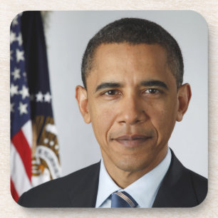 Barack Obama US-Präsident Weißes Haus Portrait Getränkeuntersetzer