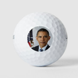 Barack Obama US-Präsident Weißes Haus Portrait Golfball