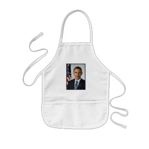 Barack Obama US-Präsident Weißes Haus Portrait Kinderschürze