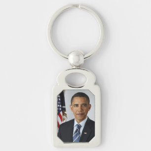 Barack Obama US-Präsident Weißes Haus Portrait Schlüsselanhänger