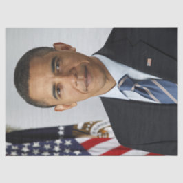 Barack Obama US-Präsident Weißes Haus Portrait Seidenpapier