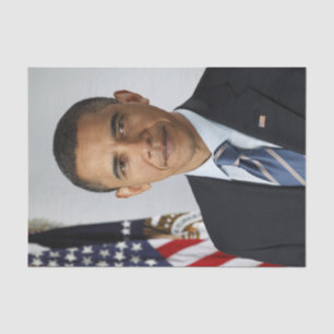 Barack Obama US-Präsident Weißes Haus Portrait Seidenpapier