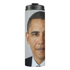 Barack Obama US-Präsident Weißes Haus Portrait Thermosbecher