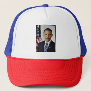 Barack Obama US-Präsident Weißes Haus Portrait Truckerkappe