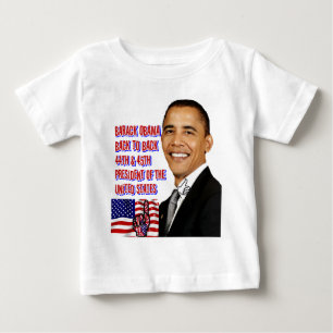 Barack Obama, zurück auf Zurück_ Baby T-shirt