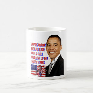 Barack Obama, zurück auf Zurück_ Kaffeetasse