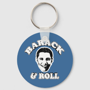 Barack & Roll Vintage.png Schlüsselanhänger