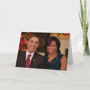 Barack u. Karte Michelle 2010WA-Greeting