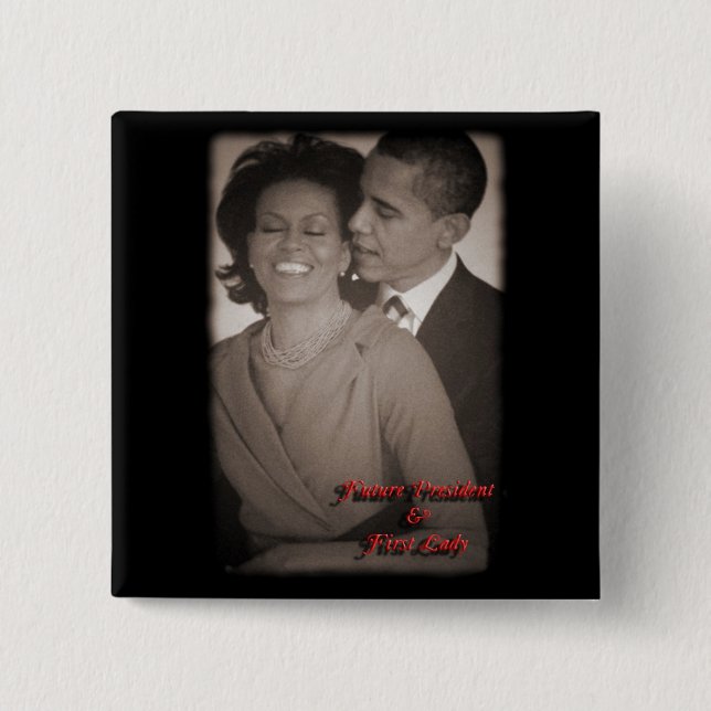 BARACK U. KNOPF MICHELLE OBAMA BUTTON (Vorderseite)