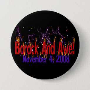 Barack und Ehrfurcht Button