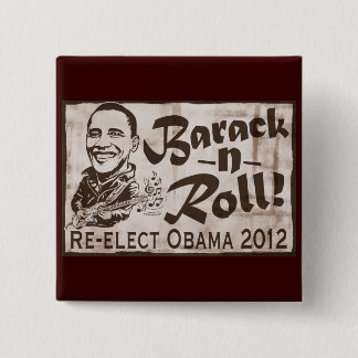 Barack und Gang RollenObama 2012 Button