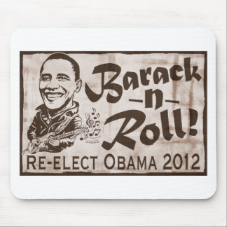 Barack und Gang RollenObama 2012 Mousepad