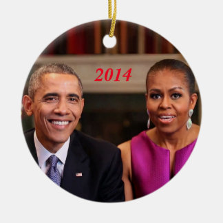 Barack und Michelle 2014 - Ornament