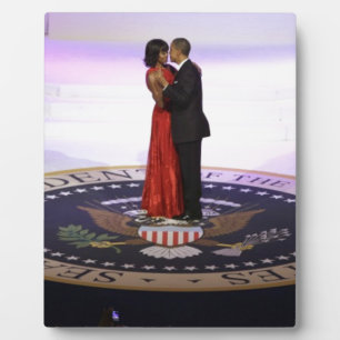 Barack und Michelle Obama Fotoplatte