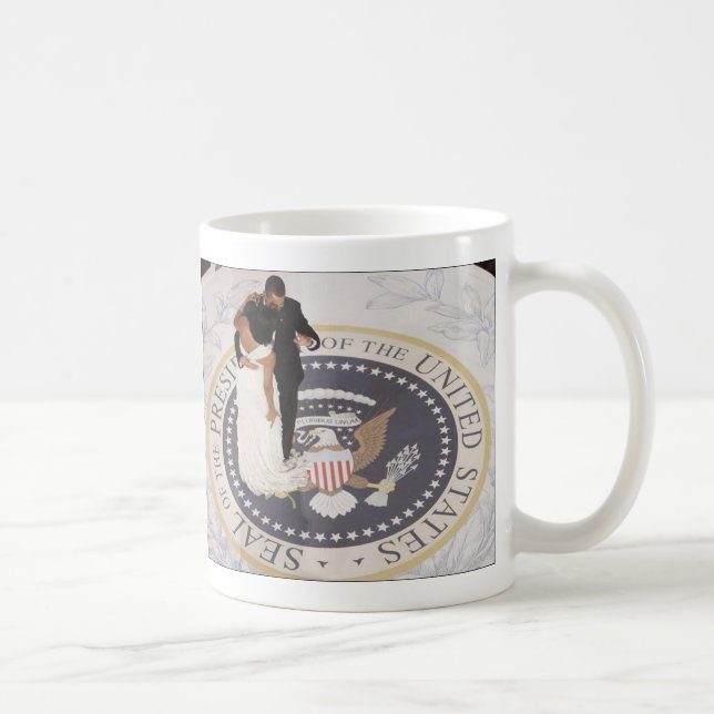 Barack und Michelle Obama Kaffeetasse (Rechts)