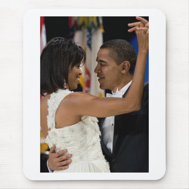Barack und Michelle Obama Mousepad (Vorne)