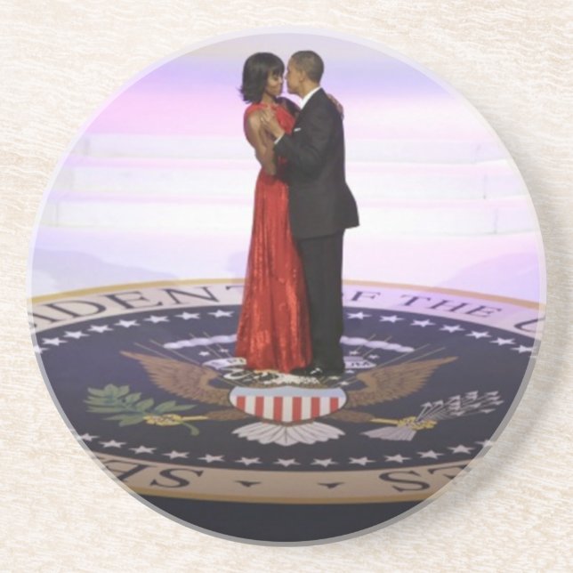 Barack und Michelle Obama Untersetzer (Vorne)