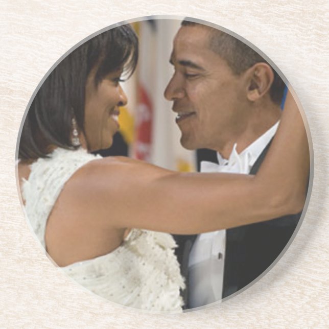 Barack und Michelle Obama Untersetzer (Vorne)