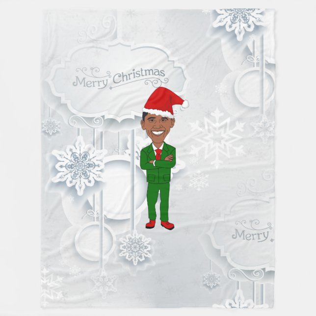 Barackdecke Oama Santa Fleecedecke (Vorderseite)
