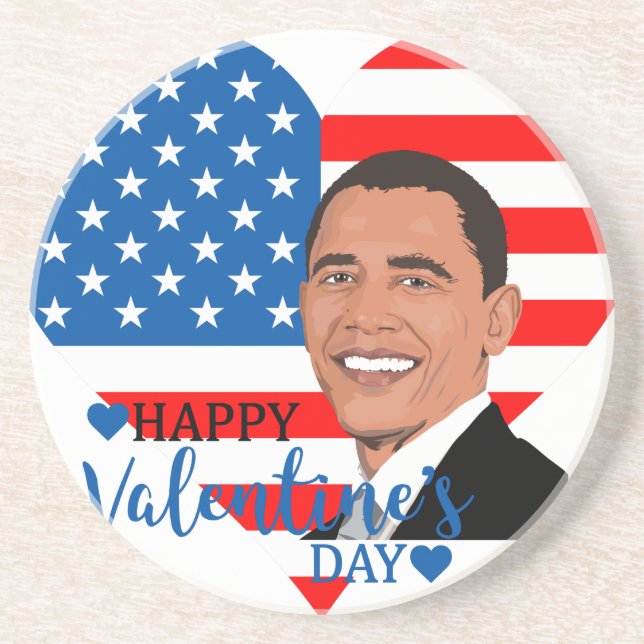 Barackenvalentin Sandstein Untersetzer (Vorne)