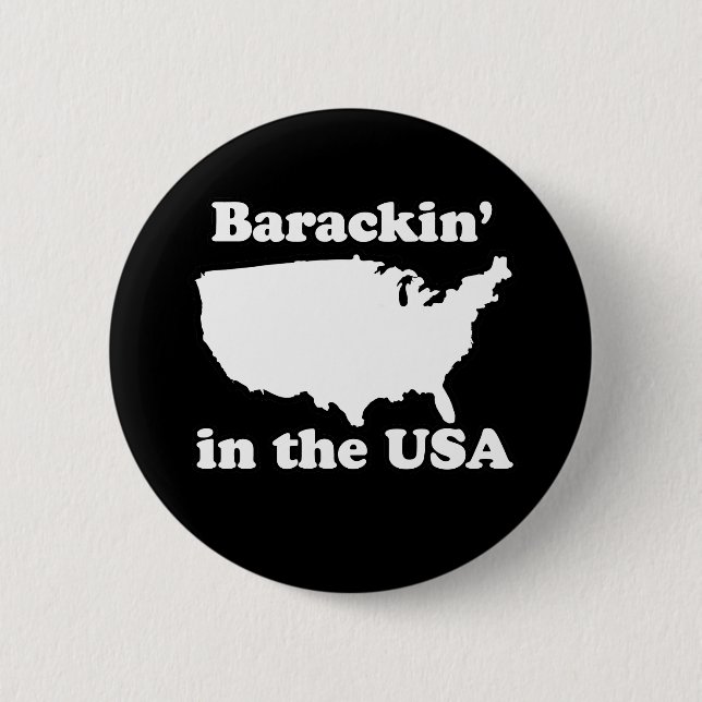 BARACKIN' USA BUTTON (Vorderseite)