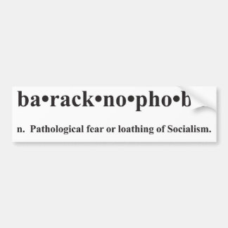 Baracknophobia Autoaufkleber