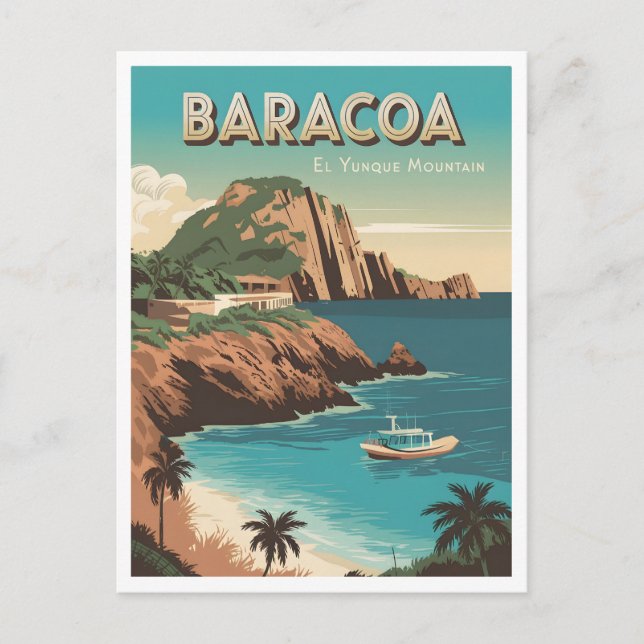 Baracoa El Yungue Mountain Postkarte (Vorderseite)