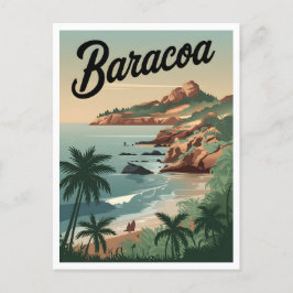 Baracoa Kuba Vintag Postkarte