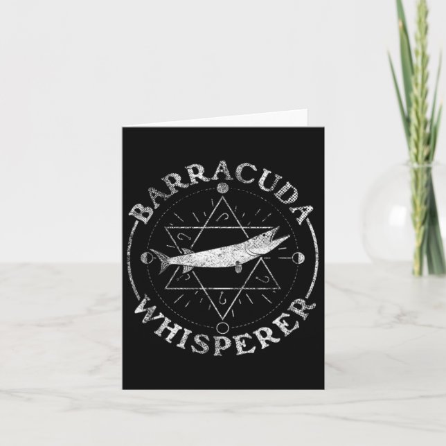 Baracuda Whisperer - Barracuda Karte (Vorderseite)