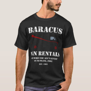 Baracus Van Rentals Shirt A-Team T - Shirt B.A