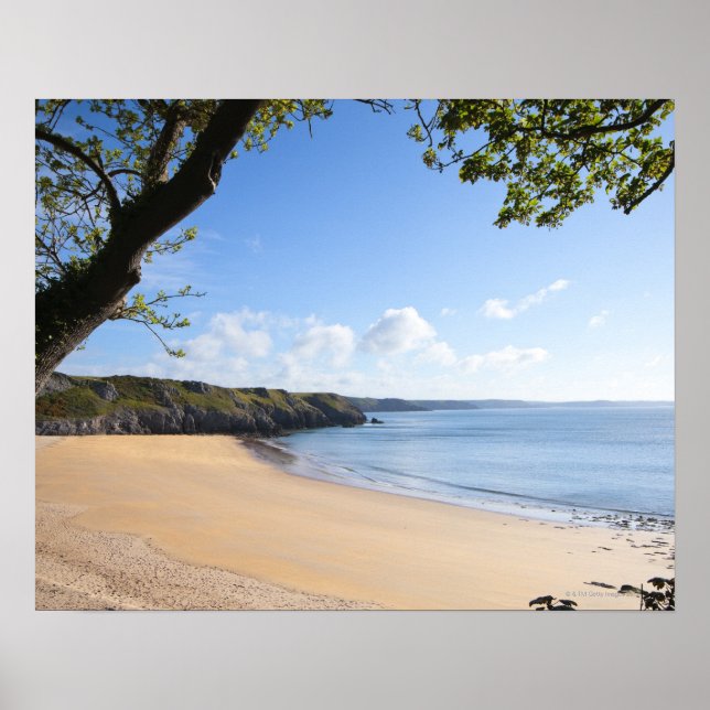 Barafundle Bay Pembroke Pembrokeshire Coast Poster (Vorne)